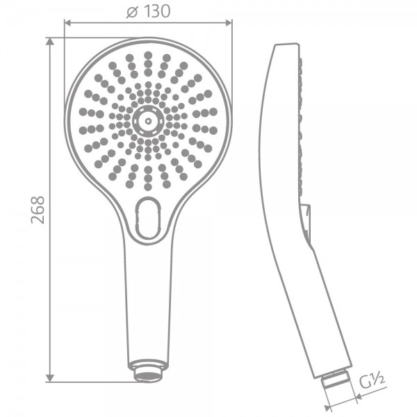 HSK Designhandbrause AquaXPro