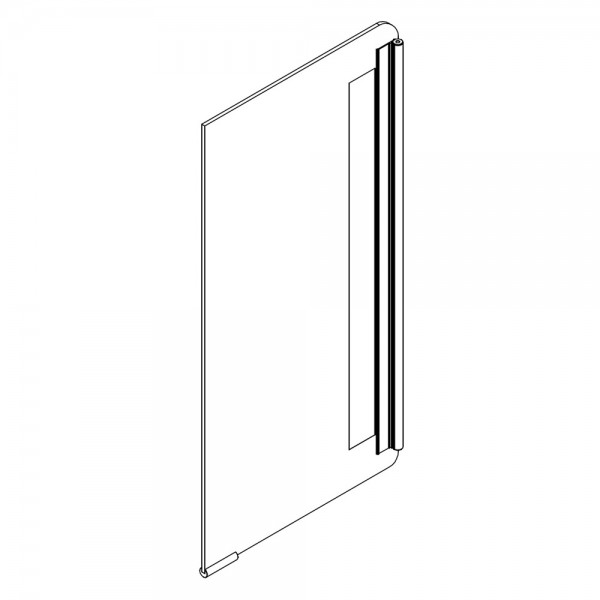 HSK Ersatz Spiegeltür rechts für ASP Softcube 2-tlg. 600 x 750 mm