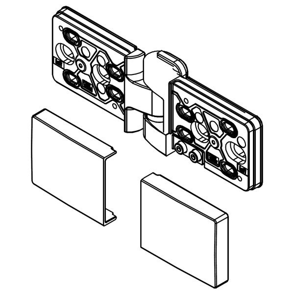 HSK Atelier Scharnier pendelbar links