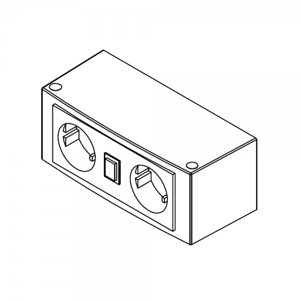 HSK Elektrobox für Spiegelschränke ASP300-LED