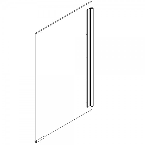 HSK Ersatz Spiegeltür rechts für ASP300 / LED 750 x 750 mm